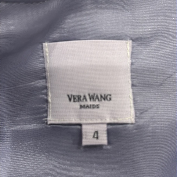 Vera Wang Maids ice blue strapless gown - size 4 - Picture 10 of 11